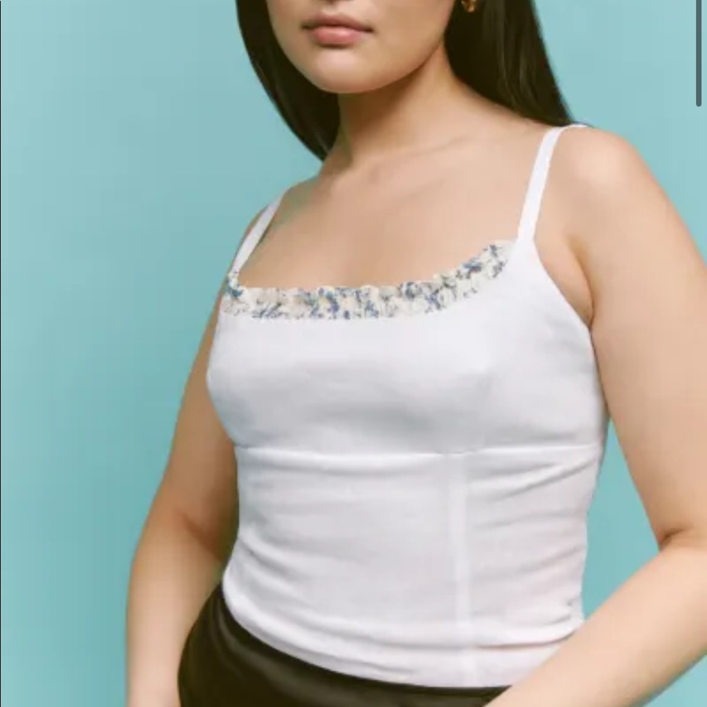 Reformation Cari Linen Top NWT sz 2